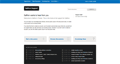 Desktop Screenshot of help.saffrontech.com