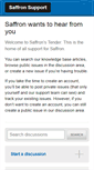 Mobile Screenshot of help.saffrontech.com